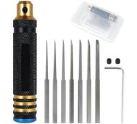 Modello Scalpello Affilato Resistente All'Usura Modellazione Scriber Con 0.1/0.2/0.4/0.6/0.8/1.0/2.0mm Lame Sottile Hobby Intaglio Utensile Da Taglio