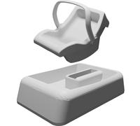 Modello Seggiolino Auto Bambino 80x60x50mm Stampato 3D Giocattolo