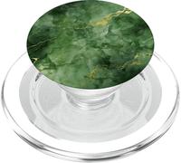 Modello semplice ed elegante effetto marmo verde PopSockets PopGrip per MagSafe