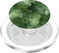 Modello semplice ed elegante effetto marmo verde PopSockets PopGrip per MagSafe