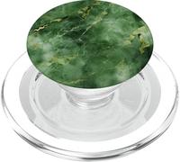 Modello semplice ed elegante effetto marmo verde PopSockets PopGrip per MagSafe