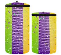 Modello semplice Verde Viola Giallo Scarpa Lavaggio Bag Sneaker Lavatrice Borsa 2 Pz Sneaker Borse Per Lavanderia Scarpe Sacchetto di Pulizia, modello semplice verde viola giallo, 1 size