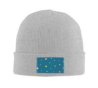 Modello Senza Cuciture colorato con Stelle Beanie Cappello per chemio Cappello per Il Cancro Cappelli a Maglia Cappelli Larghi per Sciarpe Larghe per Adulti Donna Uomo