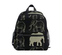 Modello senza cuciture con elefanti zaino per bambini asilo scuola materna borsa per bambini, Multicolore, Taglia unica