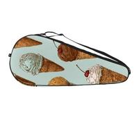 Modello senza cuciture con gelato borsa per racchetta da tennis leggera borsa da trasporto per giovani e adulti