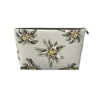 Modello Senza Cuciture Con H E Stella Alpina Colorata Disegnata, Borsa da toilette Borsa per trucco Borsa per cosmetici Borsa da toilette da viaggio portatile
