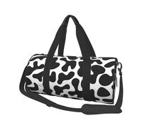 Modello Senza Cuciture Con Mucca Maculata, Borsone da viaggio di grande capacità Borsa rotonda Borsa da viaggio sportiva Borsa da viaggio Borsa da fitness