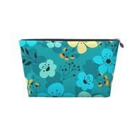 Modello senza cuciture dei fiori della primavera, Borsa da toilette Borsa per trucco Borsa per cosmetici Borsa da toilette da viaggio portatile