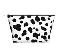 Modello senza cuciture del cane dalmata o struttura della pelle di mucca, Borsa da toilette Borsa per trucco Borsa per cosmetici Borsa da toilette da viaggio portatile