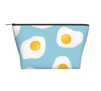 Modello senza cuciture delle uova fritte, Borsa da toilette Borsa per trucco Borsa per cosmetici Borsa da toilette da viaggio portatile
