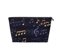 Modello senza cuciture di musica, Borsa da toilette Borsa per trucco Borsa per cosmetici Borsa da toilette da viaggio portatile