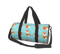 Modello senza cuciture di volpe, Borsone da viaggio di grande capacità Borsa rotonda Borsa da viaggio sportiva Borsa da viaggio Borsa da fitness