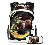 Modello senza cuciture per fare una dichiarazione con questo set di 2 zaini alla moda per ragazzi ragazze adolescenti, Multicolore#07, B：29.4x20x40cm P：19x7.5x3.8cm, Zaini Daypack