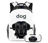 Modello senza cuciture per fare una dichiarazione con questo set di 2 zaini alla moda per ragazzi ragazze adolescenti, Multicolore#04, B：29.4x20x40cm P：19x7.5x3.8cm, Zaini Daypack