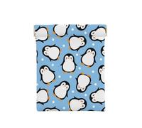 Modello simpatico cartone animato pinguino, Spremere il portafoglio superiore da donna Borsa portaoggetti Piccola portamonete Portamonete