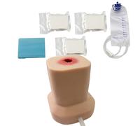 Modello simulato di ferita da arma da fuoco, modello simulatore di trauma for esercitarsi nelle tecniche emostatiche, con garza di compressione, tampone impermeabile e sacca for infusione