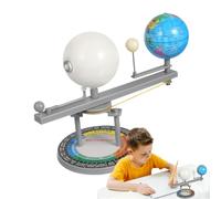 Modello solare Toys - Kit educativo Earth Sun Moon - Strumento educativo per l'astronomia | Scienza interattiva con luce per bambini, apprendimento in classe, attività di scuola domestica