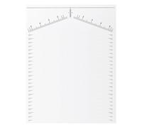 Modello Sopracciglio Sottile, 25x 25x Modelli Di Bianco - Set Di Stile Per Le Donne, Gioco Di Stile Sopracciglio, Strumento Amici Sopracciglia, Kit Di Mappatura Per Donne, Uomini