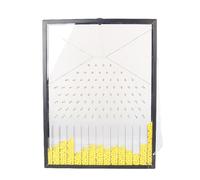 Modello sperimentale della lavagna Dalton, giocattolo da tavolo della lavagna Galton, dimostrazione della legge statistica efficace, dimostrazione didattica del laboratorio di fisica della scuola.