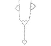 Modello Strass Amore Dimensioni Catena Moda Europa E America Dimensione Gioielli Semplice Lega A Forma Di Cuore Conveniente e Durevole.Bellissimo design