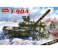 Modello T-90A Amusing Hobby 1/35 Con Interno Completo, Carro Russo Moderno Det
