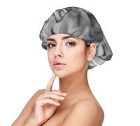 Modello tigre bianca,Cuffia da notte elastica in raso per adulti, fascia per capelli in seta regolabile, cuffia da notte elastica per donne