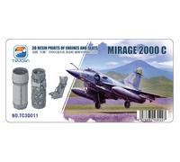 Modello Toucan TC3D011 - 1/32 Mirage 2000 C Stampa 3D Di Motori E Sedili
