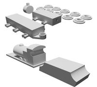 Modello Treno James per Thomas & Friends Binario Trenino Giocattolo 3D