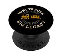 Modello Treno Nonno Ferrovia Hobby Motore A Vapore Layout Costruire PopSockets PopGrip Adesivo