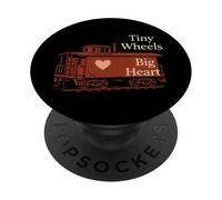 Modello Treno Nonno Ferrovia Hobby Motore A Vapore Layout Costruire PopSockets PopGrip Adesivo