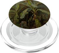 Modello tropicale vintage giungla palma foglie natura PopSockets PopGrip per MagSafe
