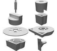 Modello Turbina Tesla per Stampa 3D Resina Kit Dimostrativo Fisica