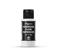 Vallejo Airbrush Flow Improver - Bottiglia di Fluidificante per Aerografo, 200 ml , Trasparente