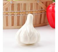 Modello vegetale simulato in schiuma per la decorazione della casa, ottima aggiunta agli accessori per la casa delle bambole e per far finta di giocare (aglio)