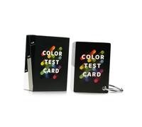 Modello Vernice Colore Campione Carta Libretto Metallo Loop Shade Record | Pianificazione di progetti di tracciamento della miscela, riferimento per hobby e ripetizione