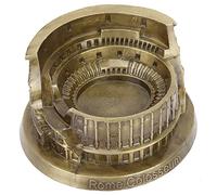 Modello Vintage del Colosseo di Roma, Ornamenti Artigianali in Metallo, Colosseo Romano in Miniatura Arts Craft Office Home Desktop Decor
