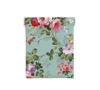 Modello vintage elegante con rose rosa rosse, Spremere il portafoglio superiore da donna Borsa portaoggetti Piccola portamonete Portamonete