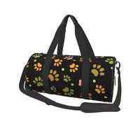 Modello zampa di cane, Borsone da viaggio di grande capacità Borsa rotonda Borsa da viaggio sportiva Borsa da viaggio Borsa da fitness