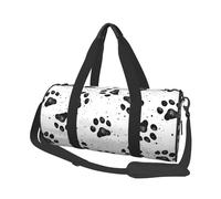 Modello zampa di cane, Borsone da viaggio di grande capacità Borsa rotonda Borsa da viaggio sportiva Borsa da viaggio Borsa da fitness