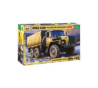 Modello Zvezda 1/35 Ural-4320, Camion Militare Russo 6x6 Dettagliato Con 357 Piè