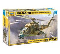 Modello Zvezda 1/48 Mi-24V/VP, Elicottero D'assalto Sovietico Emblema.