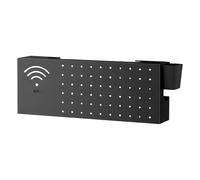 Modem Box Hider - Organizer da parete per router in acciaio al carbonio WiFi multifunzionale | Protezione di uscita per gestione del cavo | Organizzatore di Internet Box per Connex