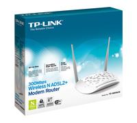 TP-Link TD-W8961N router wireless Fast Ethernet Banda singola (2.4 GHz) Grigio, Bianco