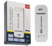 MODEM USB LTE 4G CON HOTSPOT WIFI ROUTER WIRELESS CHIAVETTA INTERNET KEY