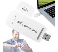 Modem WiFi USB 4G - Adattatore dongle USB da 9,5 cm, dispositivo Internet mobile, compatibile con PC plug and play | Strumento di connessione WiFi ad alta compatibilità per laptop, smartphone, tablet