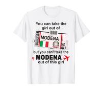 Modena Girl - Carta d'imbarco Modena - Modena Maglietta