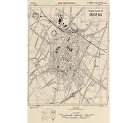 Modena Italy Map Journal: Vintage Map Notebook