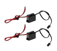 Modengzhe 2 pezzi DC 12 V EL Wire Inverter, unità driver elettroluminescente 1 - 5 m per striscia luminosa al neon luce fredda
