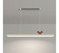 MODERE METALE LUST LONGA LUNGA PASSAGGIO LIGHT Creatività nordica Tavola Orso rosso Lampada appesa a metà secolo lampadario di soggiorno lineare minimalista lineare per lo studio dell'isola della