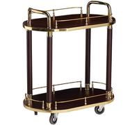 Modern 3 Tier Metal Wine Cart with Wheels for Home Kitchen Hotel Durable Serving Trolley for Drinks And Storage